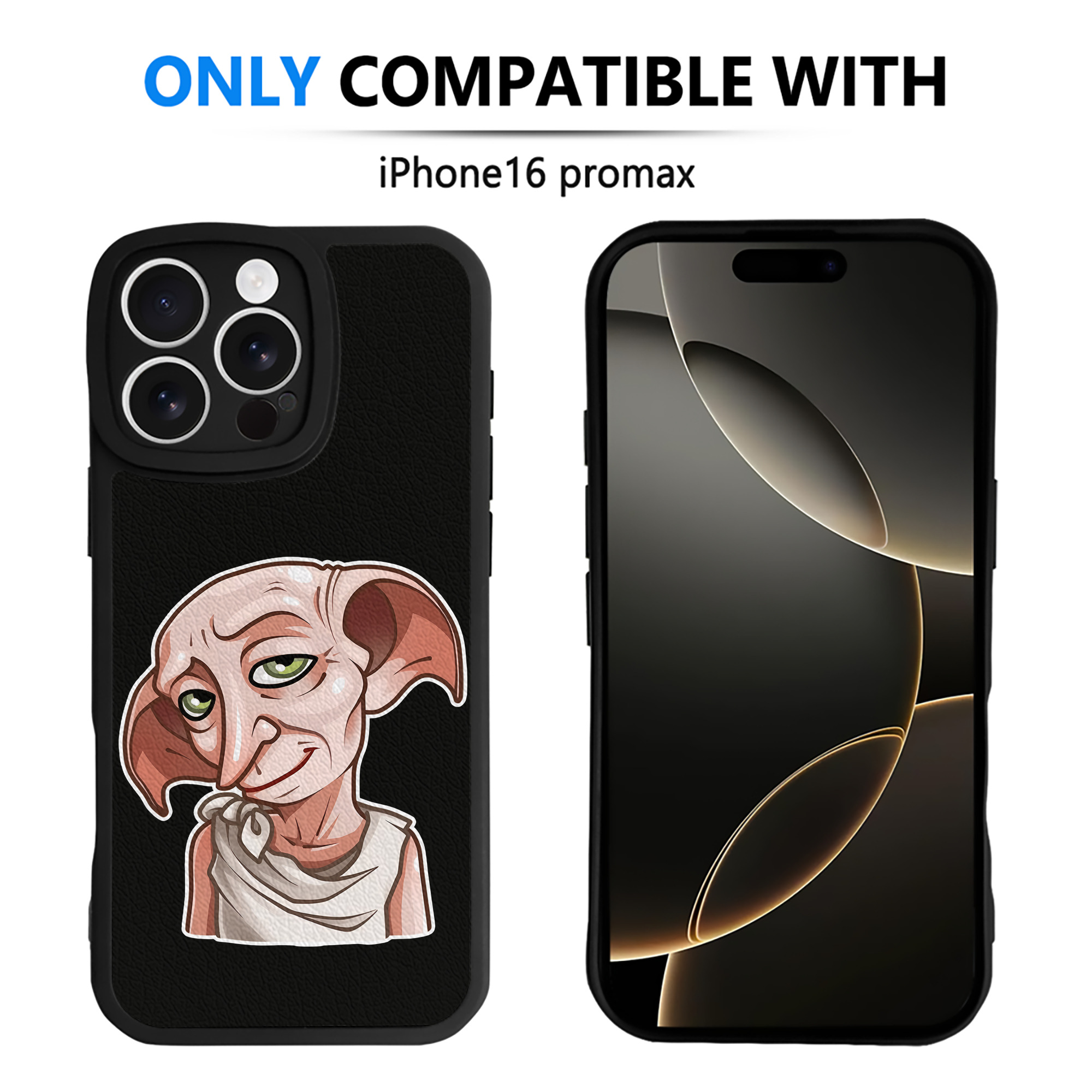 （画像用） Harry Potter ハリー・ポッターシリーズ 【iPhone 16シリーズ対応】シリコンスマホケース（レザー調） 材質：シリコン